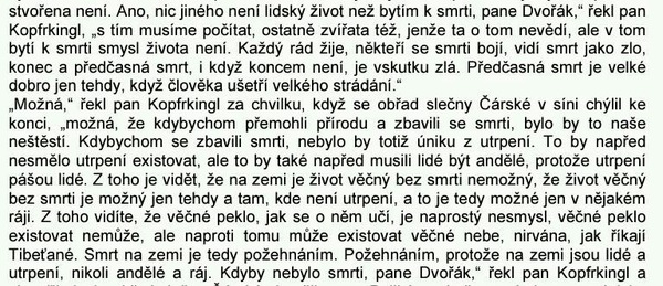 Je smrt úleva Jakkoliv se rozepišněco nakreslipřidej nějaký klipcituj někoho