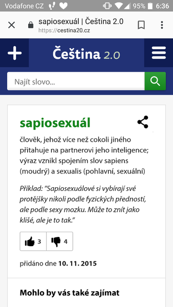 Trochu jsem nepochopil  co je teda prosim sapiosexuál